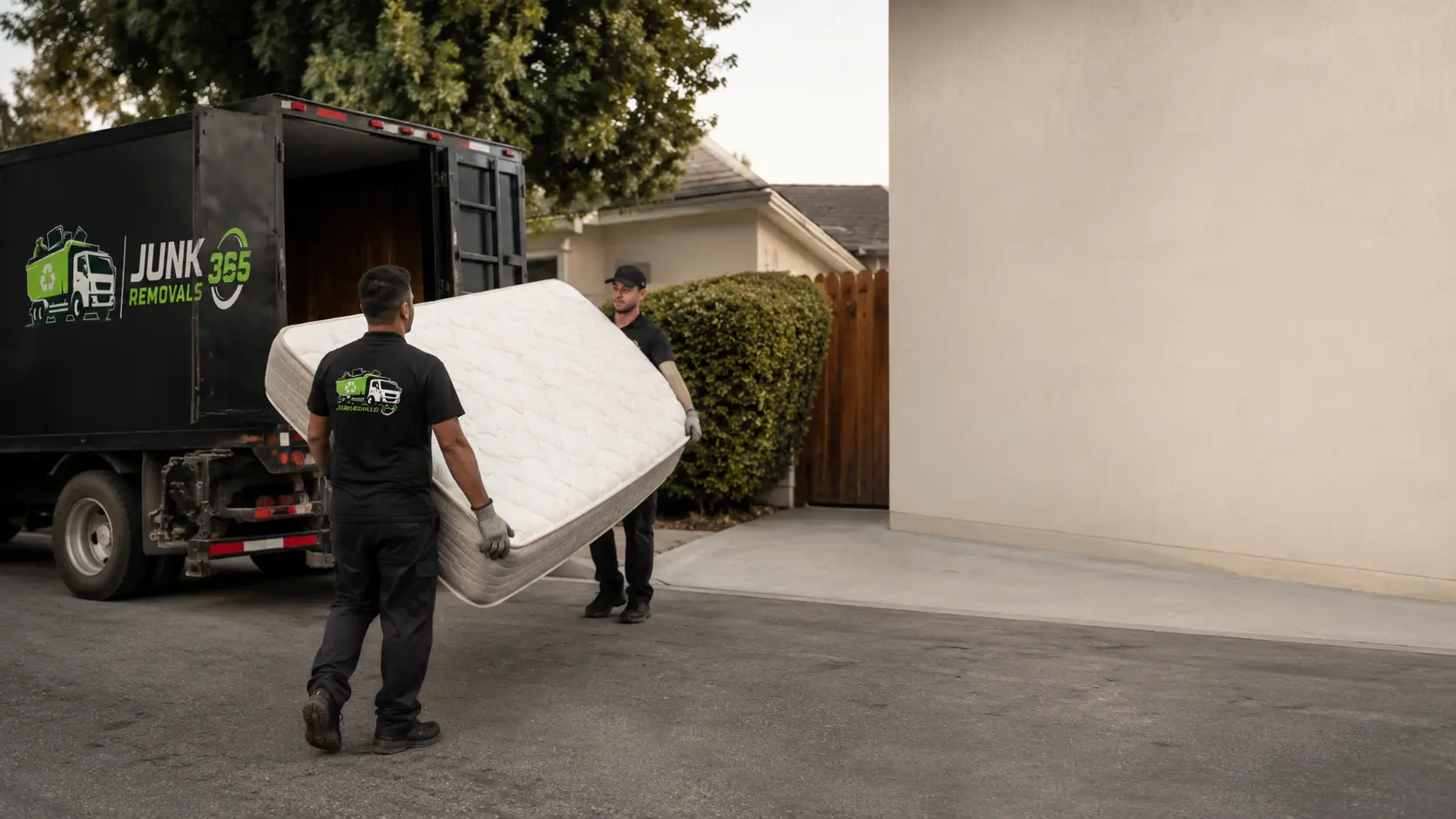 Mattress removal planning for a home cleanout in the United States