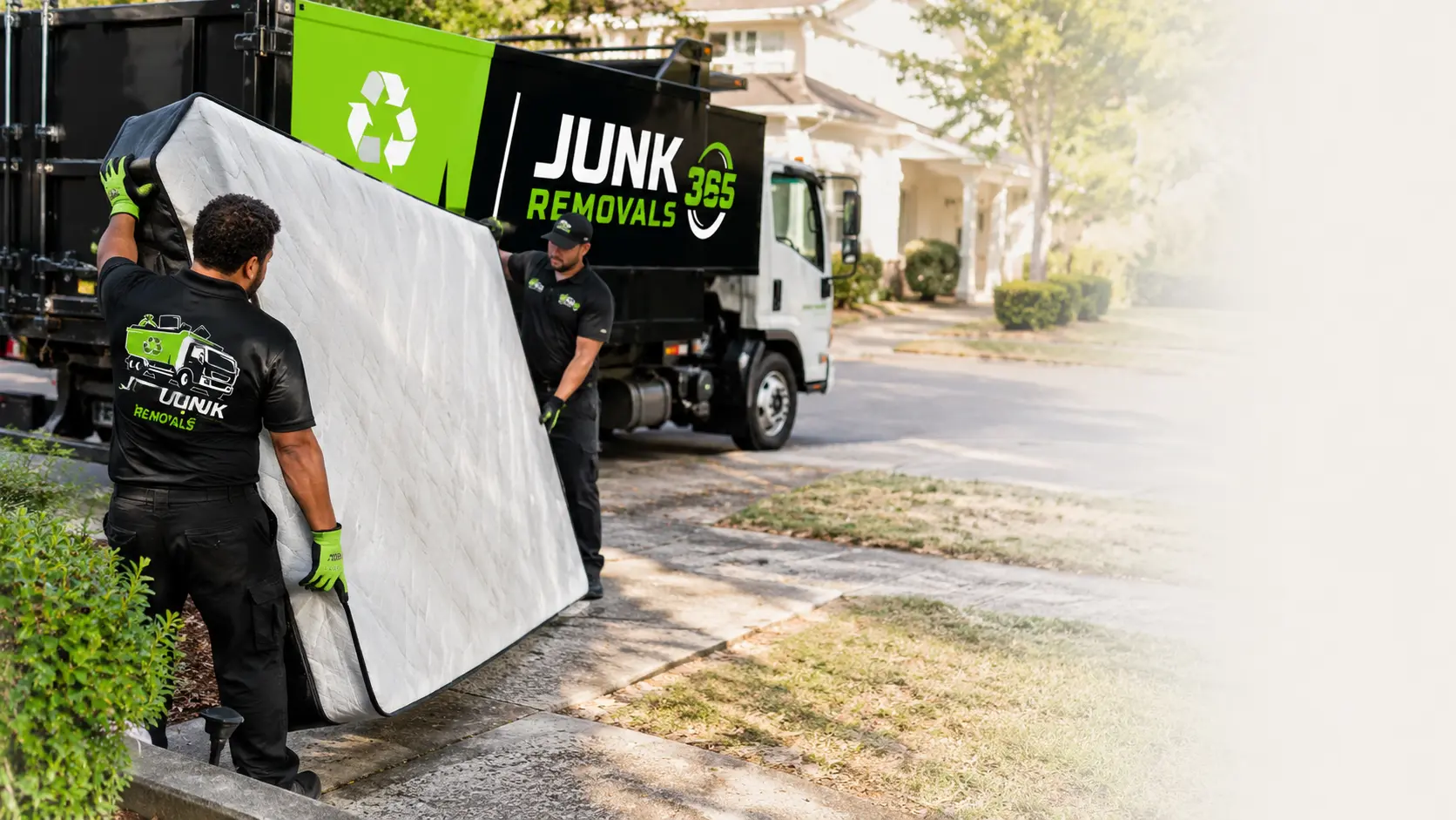 Mattress removal preparation for a home cleanout across the United States