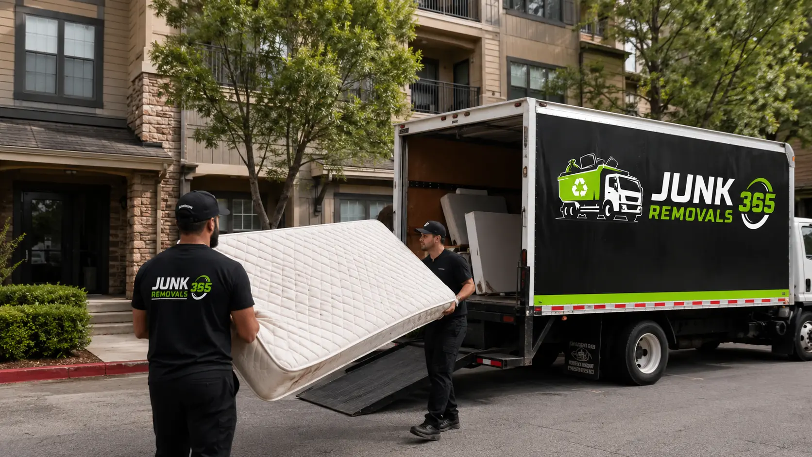 Mattress pickup services for an apartment moveout cleanout in the United States