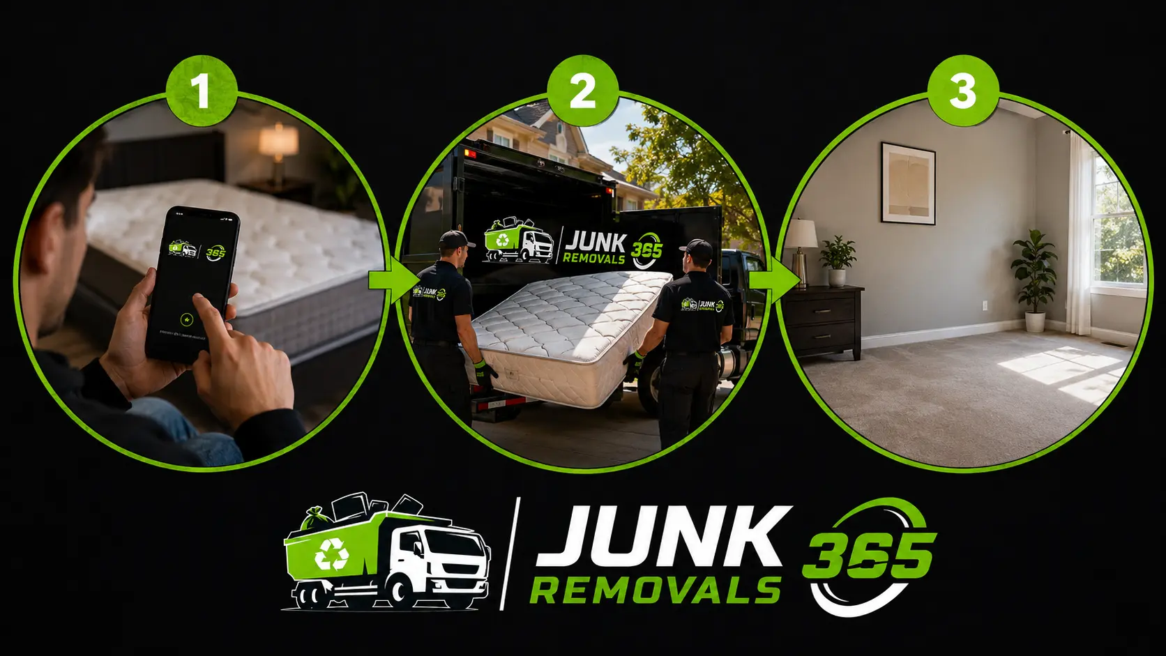 Old mattress removal during a bedroom cleanout for a homeowner nationwide