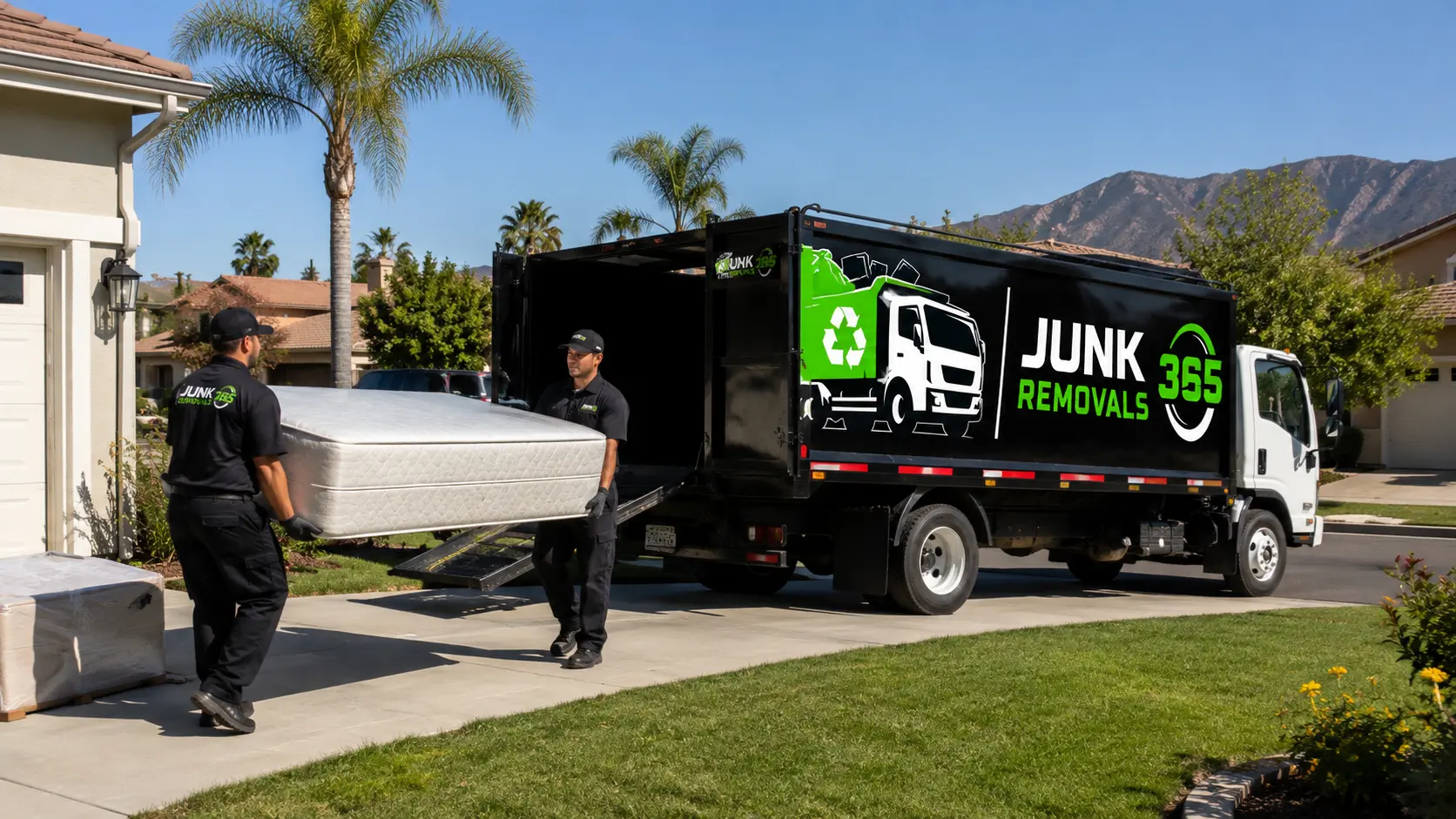 Same-day mattress pickup during a bedroom cleanout in the United States