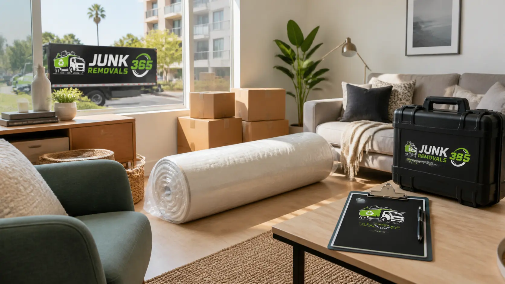 Mattress removal planning during a San Diego California apartment move