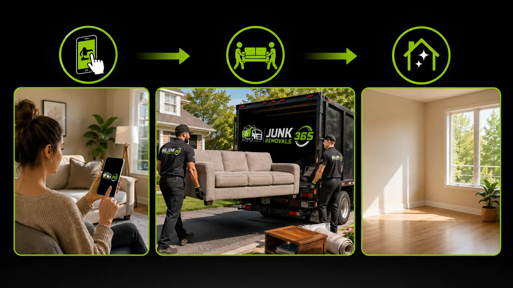 Couch disposal and bulky furniture pickup for a residential move across the United States