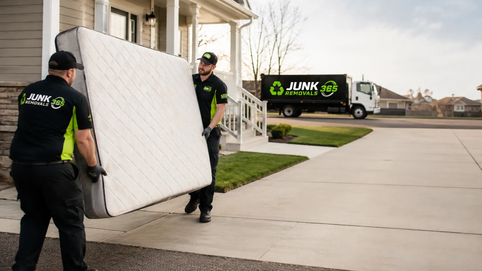 Mattress removal planning for a home cleanout in the United States